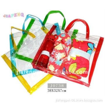 Excellent Quality and Reasonable Price, Clear PVC Beach Bag for Summer Use